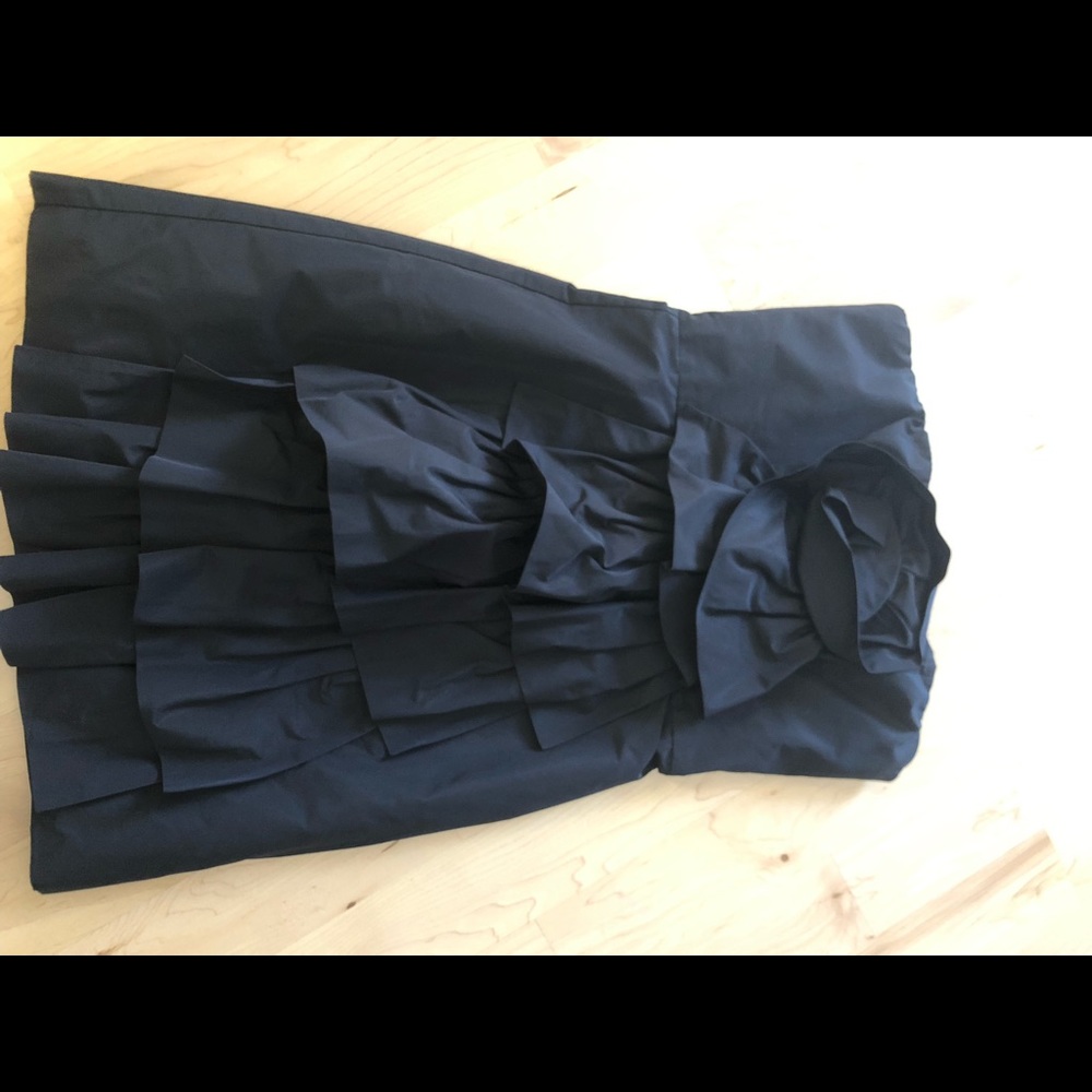 Mini black bcbg cocktail dress